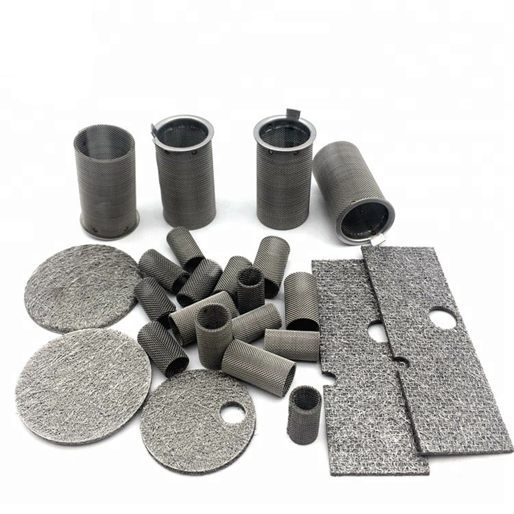 Custom Sintered Metal Fiber Felt Filter Elements