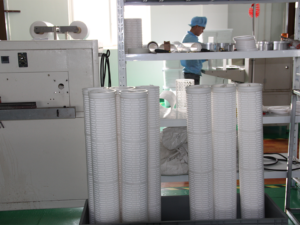 Flow Rate, Pressure Drop and Surface Area in Sintered Filters
