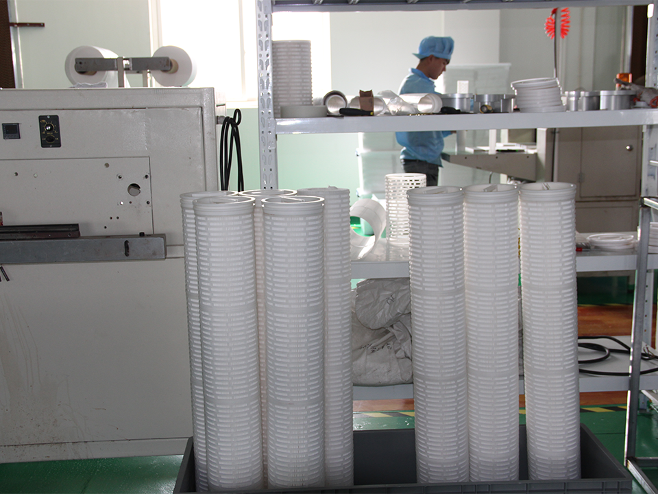 Flow Rate, Pressure Drop and Surface Area in Sintered Filters