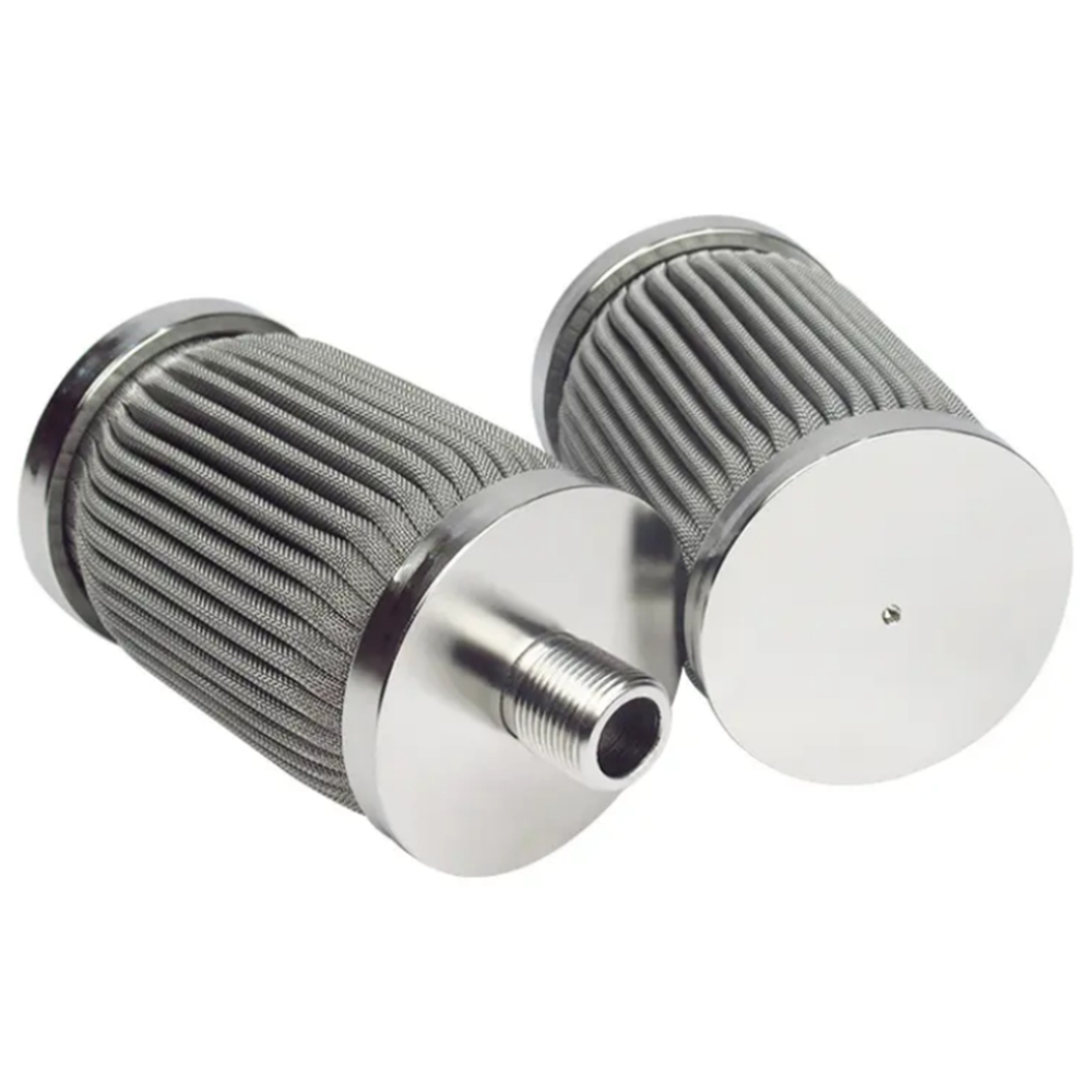 Stainless Steel Sintered Pleated Filter Cartridge for Liquids