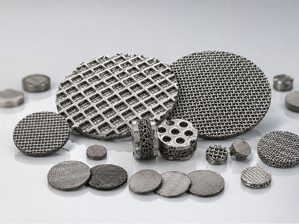 pleated or sintered filter